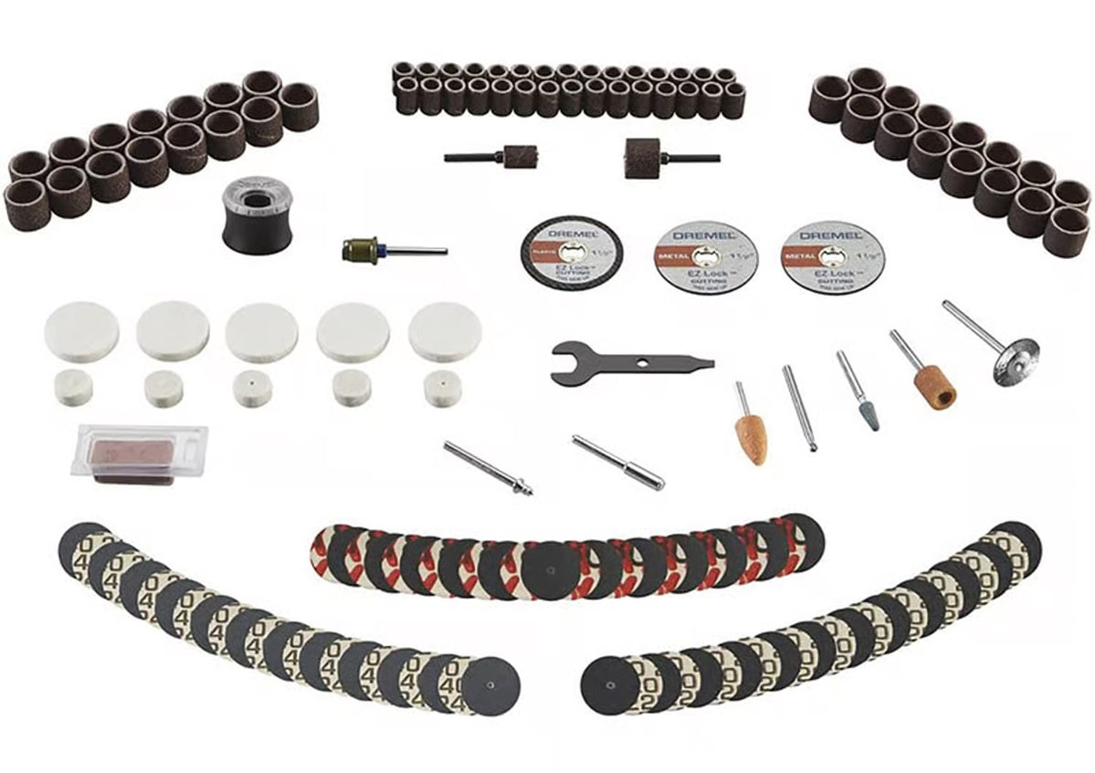 Dremel EZ Lock All-Purpose Rotary Tool Accessory Kit 160 pc
